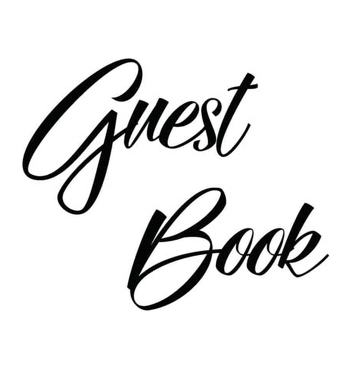 Black and White Guest Book, Weddings, Anniversary, Party's, Special Occasions, Memories, Christening, Baptism, Visitors Book, Guests Comments, Vacation Home Guest Book, Beach House Guest Book, Comment