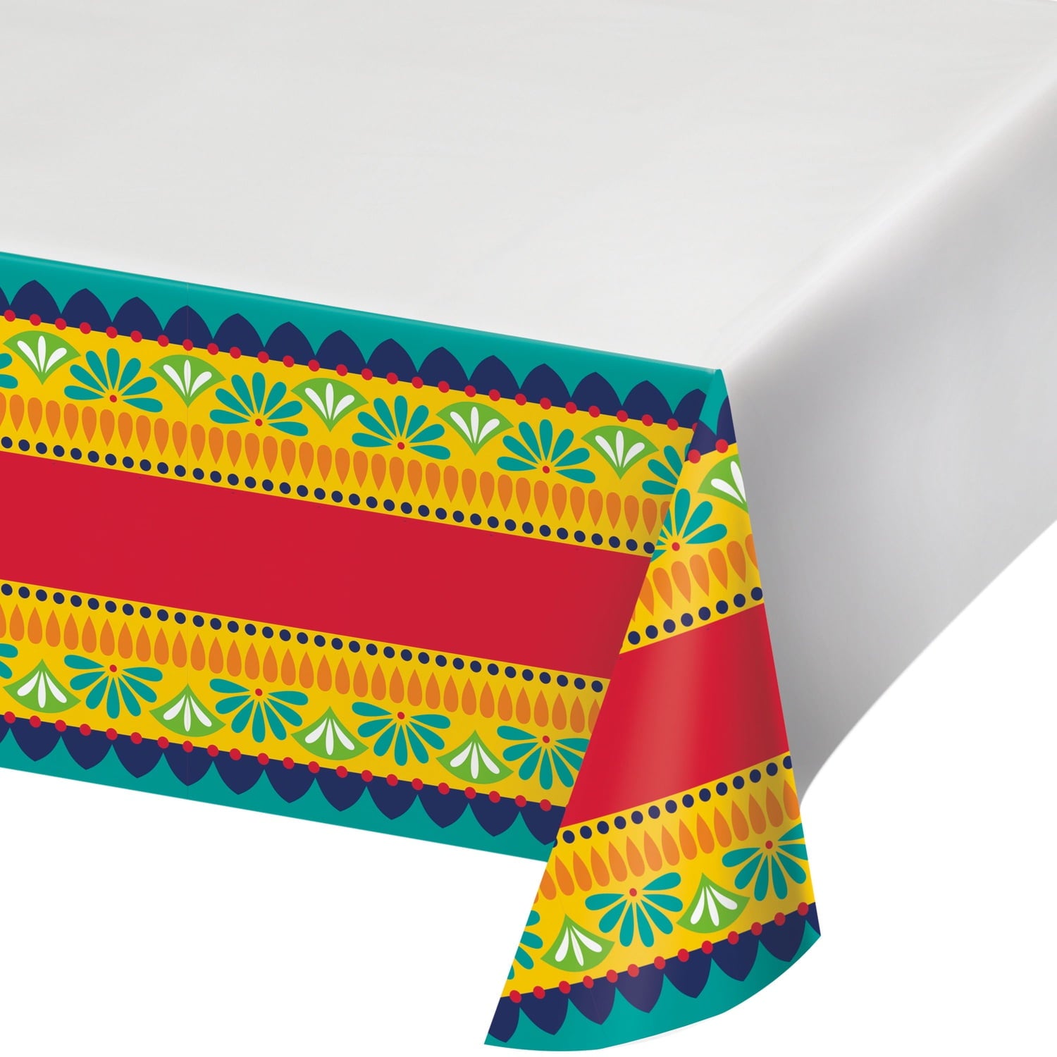 Creative Converting Fiesta Pottery Paper Tablecloths, 3 ct.