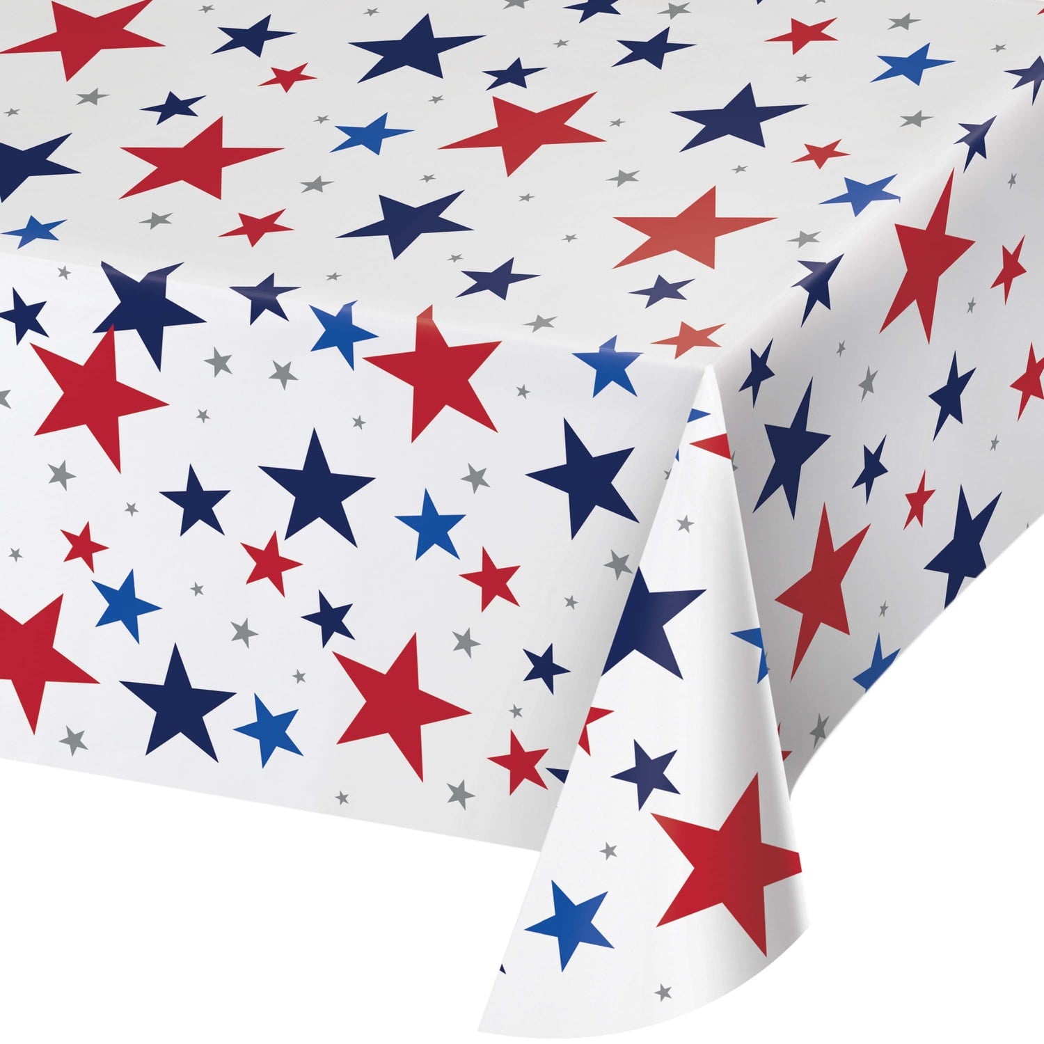 Creative Converting Patriotic Stars Paper Tablecloths, 3 ct.