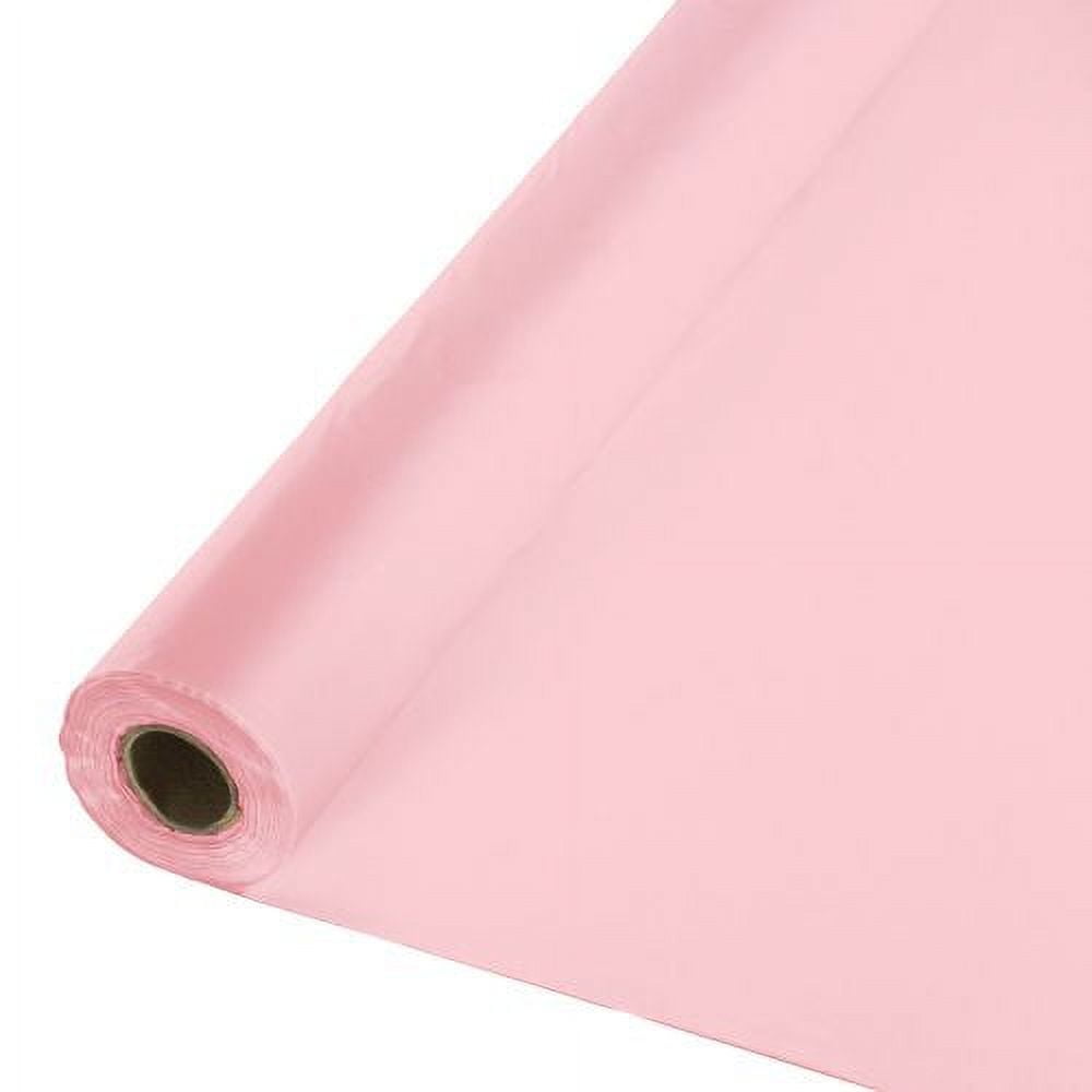 Hunter Green Plastic Banquet Roll, 100ft x 40in