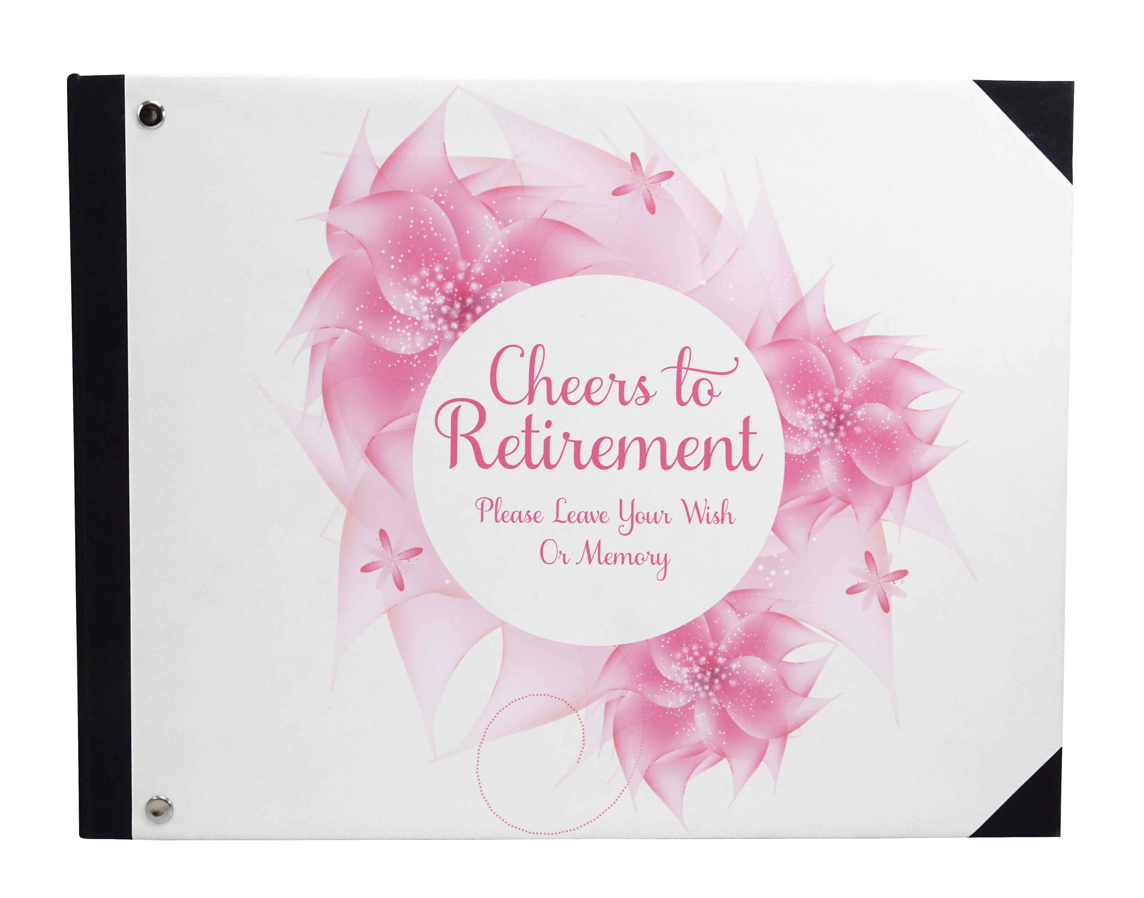 Darling Souvenir White Floral Wedding Guest Book Hardbound Guest Sign-In Book Guest Registry Guestbook-9 x 12 Inches
