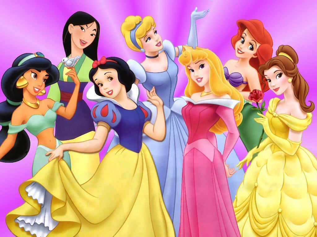 Disney Princesses 1/2 Size Sheet Cake Topper Edible Frosting Image