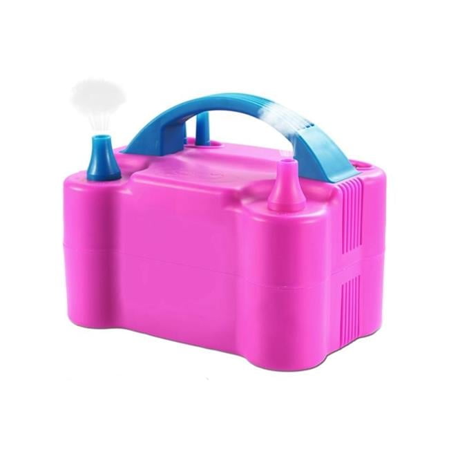 Electric Balloon Pump 600W Balloon Blower Inflator Dual Nozzle for Party Wedding Festival Decoration US/UK - Pink