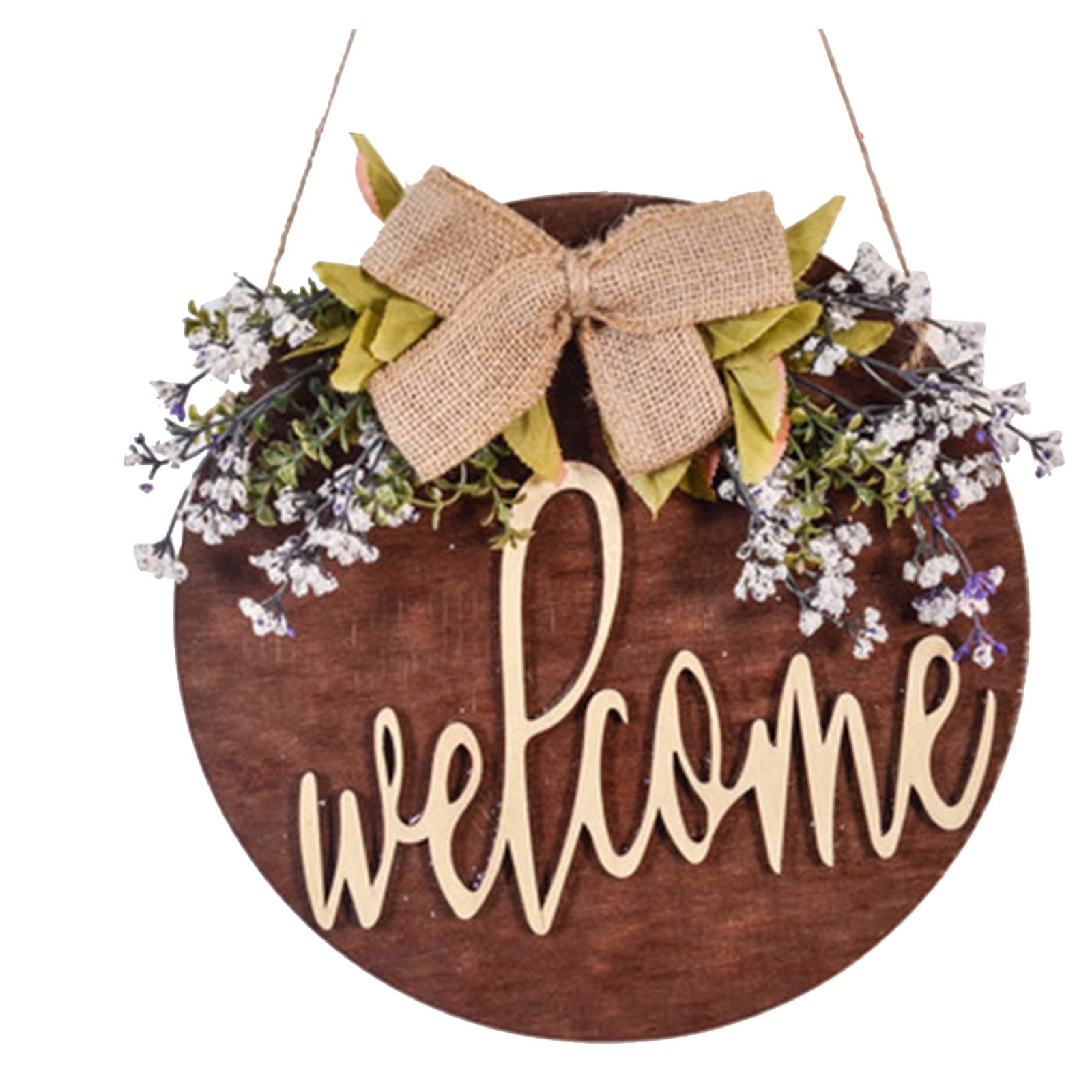 Front Porch, Wooden Yellow In Wreaths For Front Door, 1 Set Four Seasons Door Decoration Listing Ornament Home Decor Outdoor Hanging Sign Front Decorative Board Wooden Wall