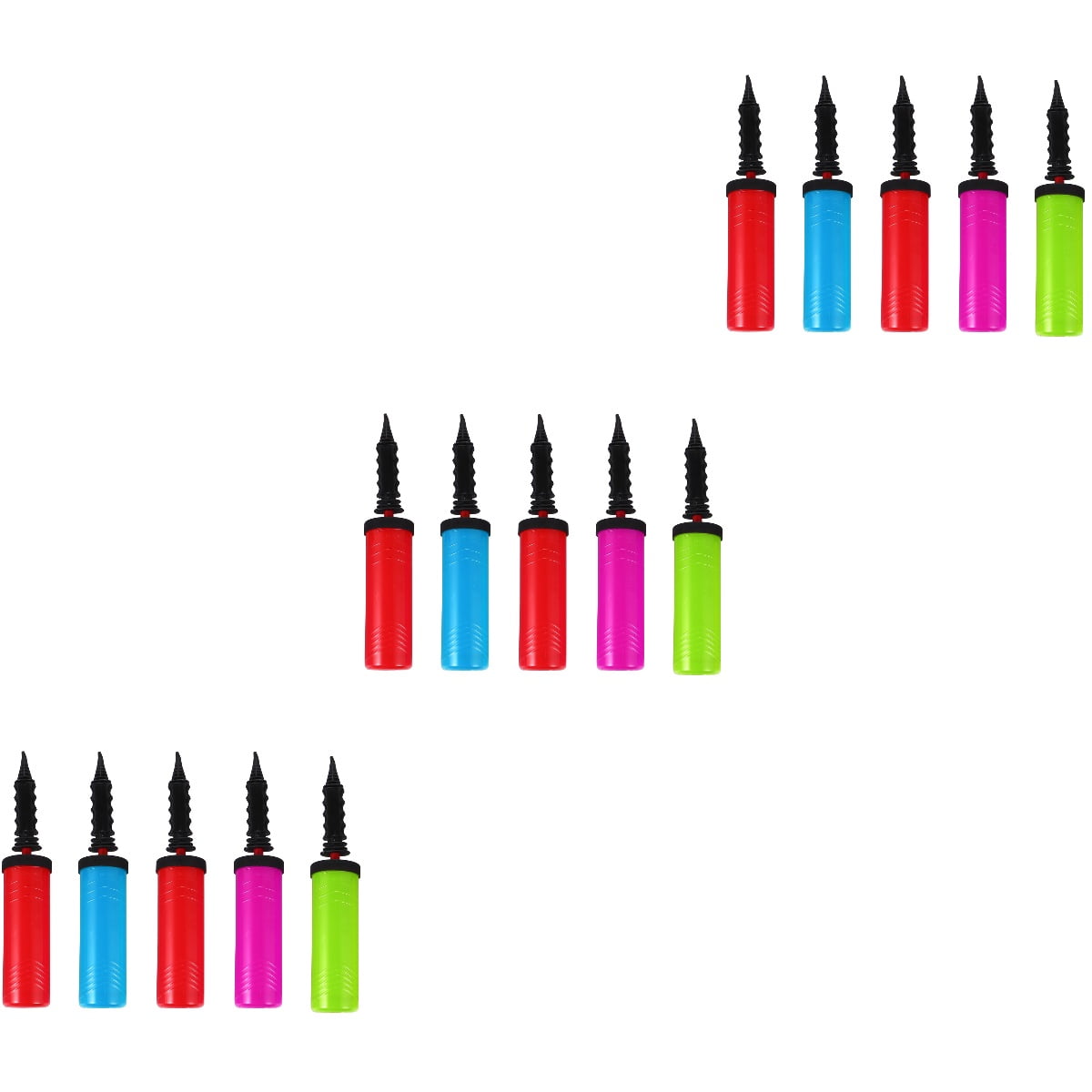 FRCOLOR  3 Pack Manual Balloon Pump Hand Held Random Color Atmosphere Enhancing