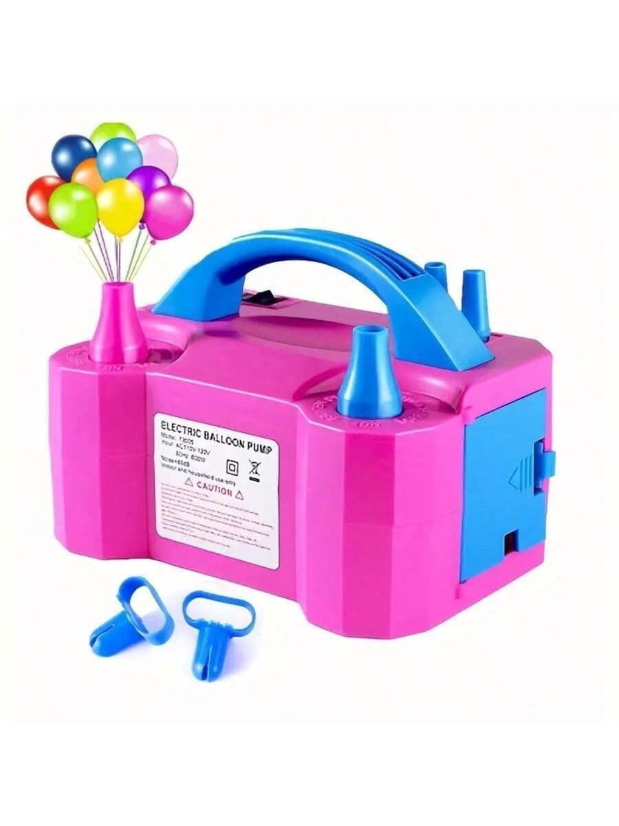 FTHUI   Portable Electric Balloon Pump/Electric Balloon Inflator Decoration, Suitable For Parties, Gifts, Wedding Celebrations, Holiday Party Decoration, Balloon Pump,Red