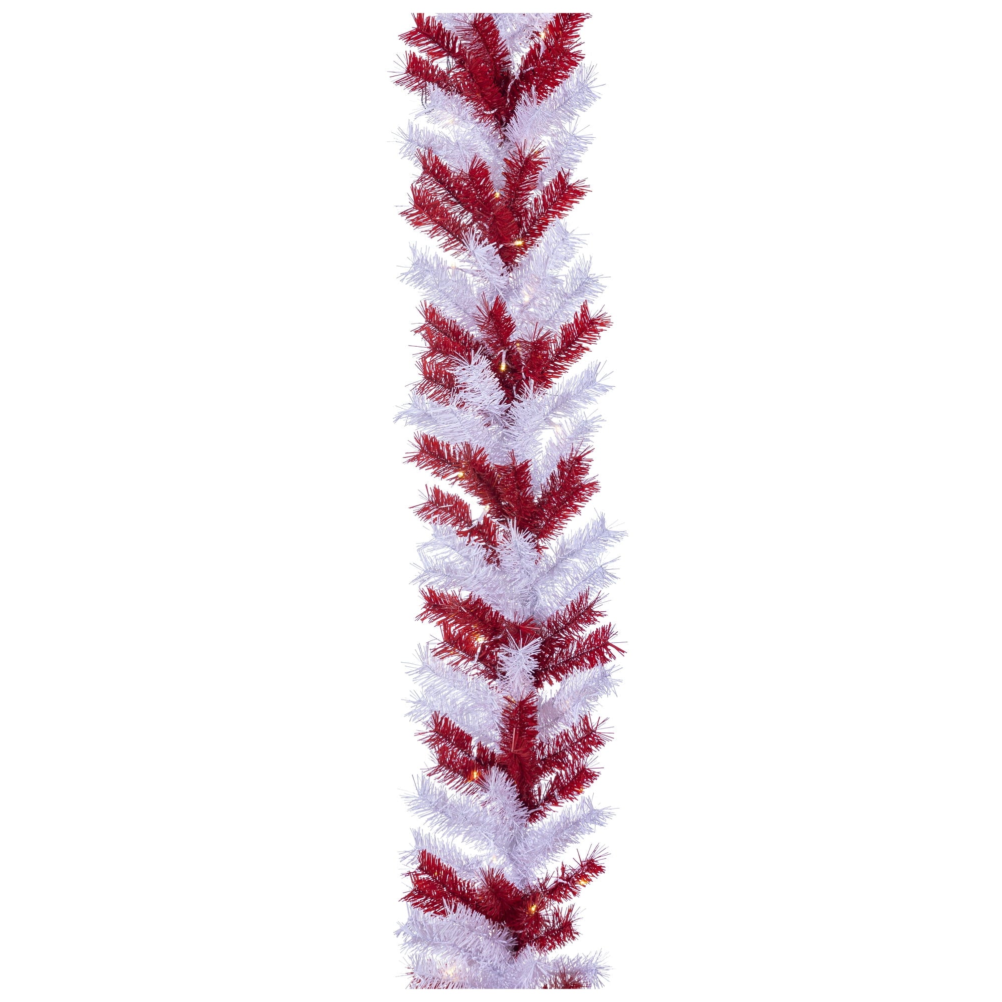 Gerson 9 ft. Pre Lit Warm White Multicolor Dual LED Christmas Garland