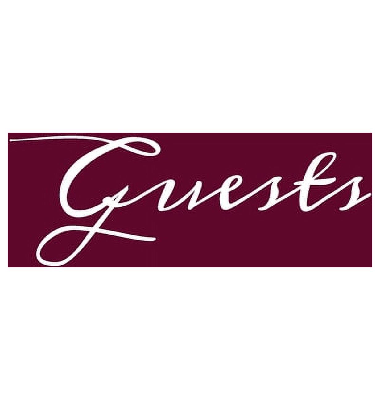 Guests Wine Burgundy Hardcover Guest Book Blank No Lines 64 Pages Keepsake Memory Book Sign In Registry for Visitors Comments Wedding Birthday Anniversary Christening Engagement Party Holiday (Hardcov