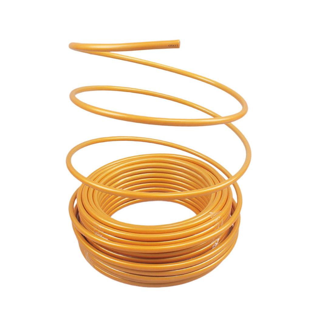 HILABEE PVC Modelling Tube Party Decor Tube Balloon Tube Decorative Prop Tube Multiuse for Wedding Ceremony Birthday Party Decoration Gold 10m