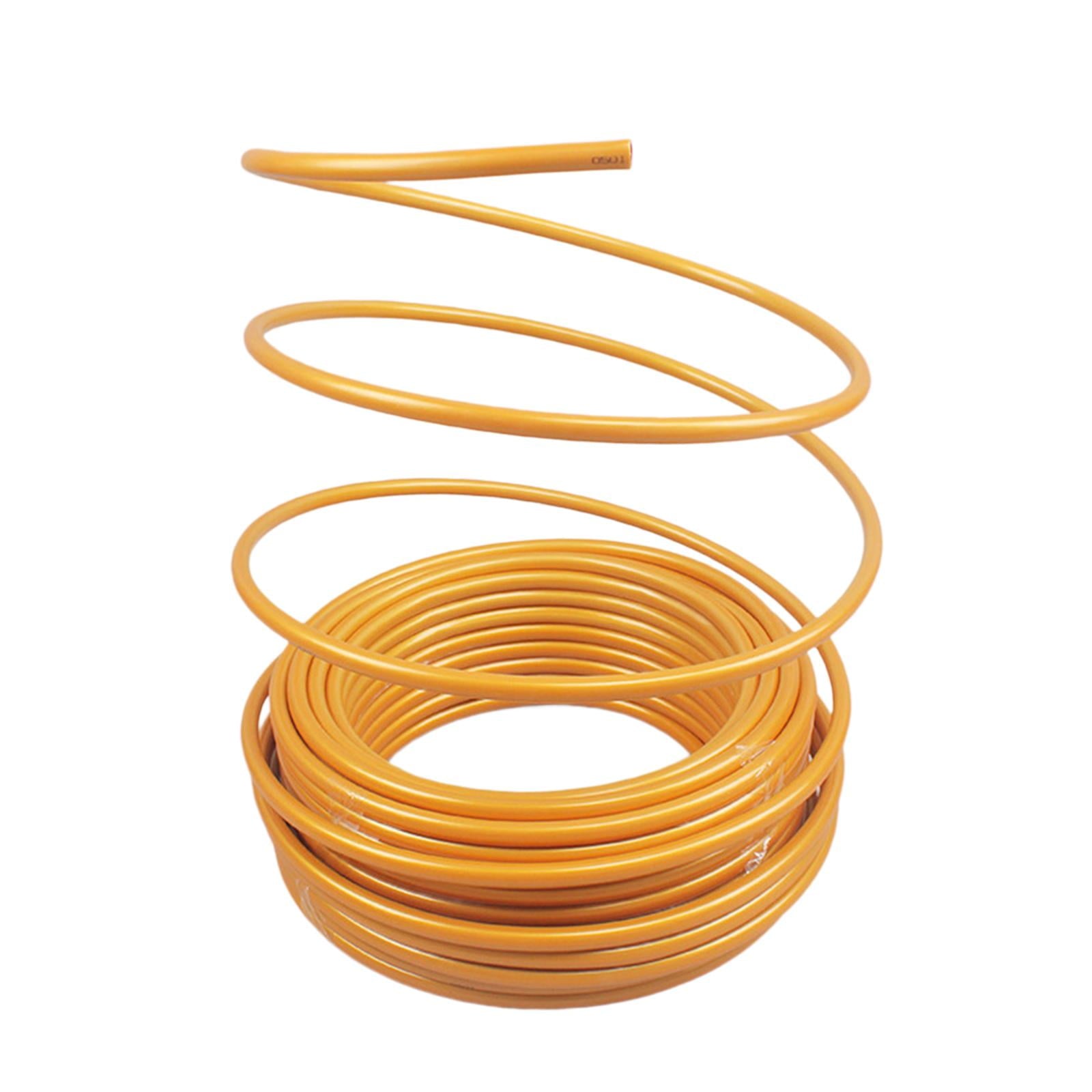 HILABEE PVC Modelling Tube Party Decor Tube Balloon Tube Decorative Prop Tube Multiuse for Wedding Ceremony Birthday Party Decoration Gold 10m