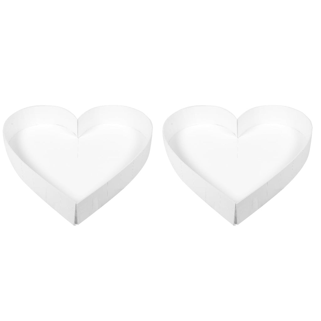 HOMEMAXS 2pcs Decorative Balloon Box Birthday Party Photo Prop Heart Shape Wedding Balloon Box