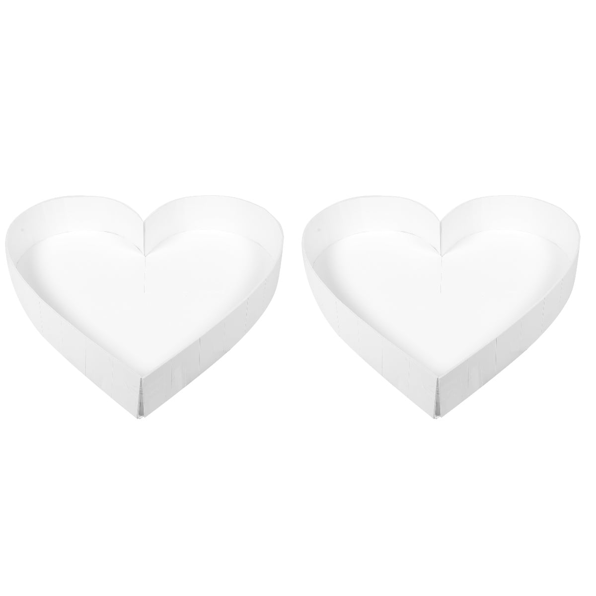HOMEMAXS 2pcs Decorative Balloon Box Birthday Party Photo Prop Heart Shape Wedding Balloon Box