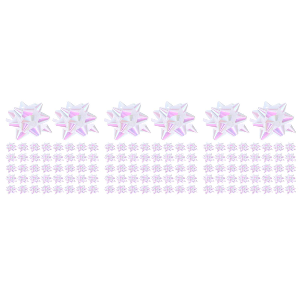 Hemoton 300 pcs  Star Pull Bows For Wedding Present Wrapping Accessory Decorative Ribbon Party Decorations  Curling Ribbons Present Bows Present Wrapping Bows Festival Present Bows Present Box Bows