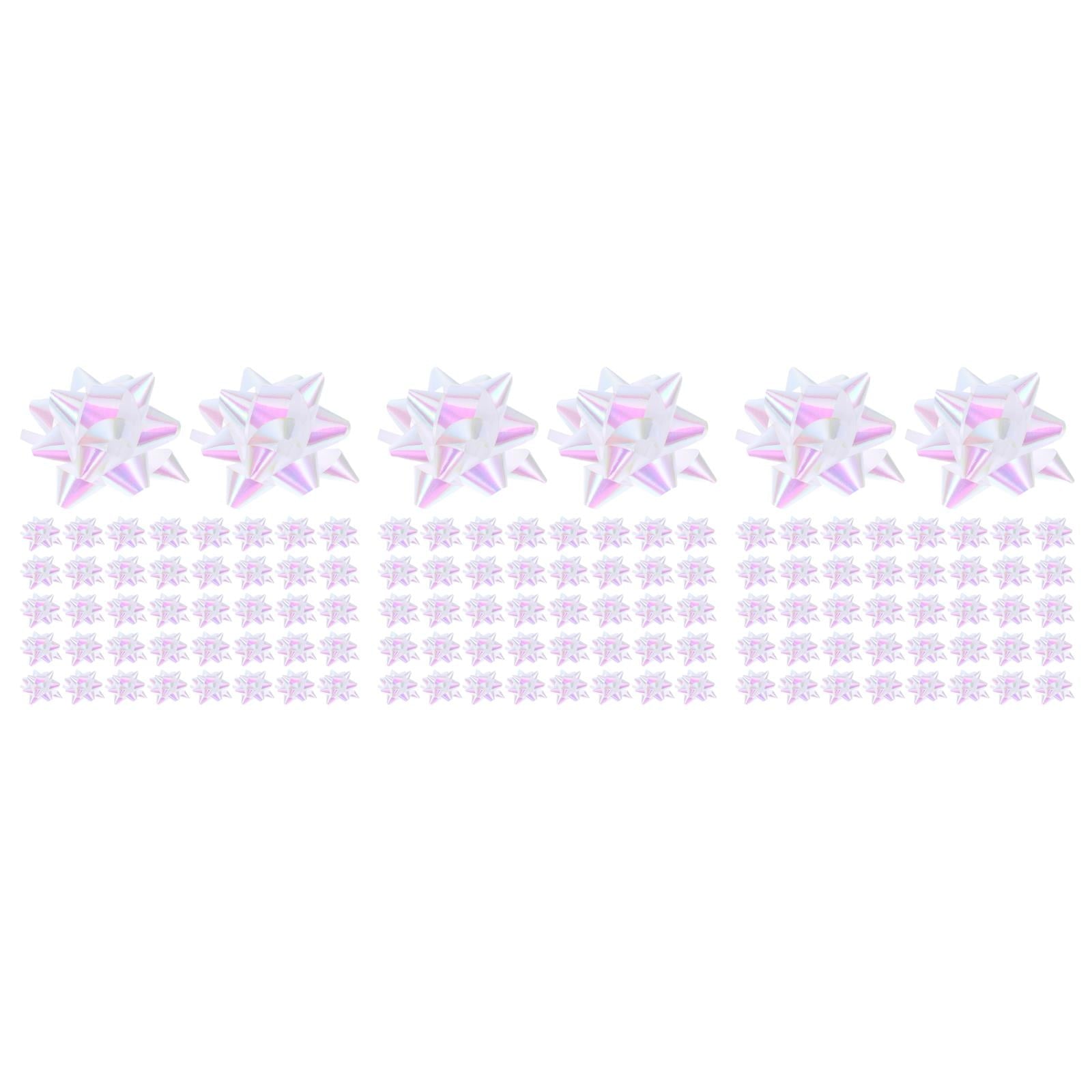 Hemoton 300 pcs  Star Pull Bows For Wedding Present Wrapping Accessory Decorative Ribbon Party Decorations  Curling Ribbons Present Bows Present Wrapping Bows Festival Present Bows Present Box Bows