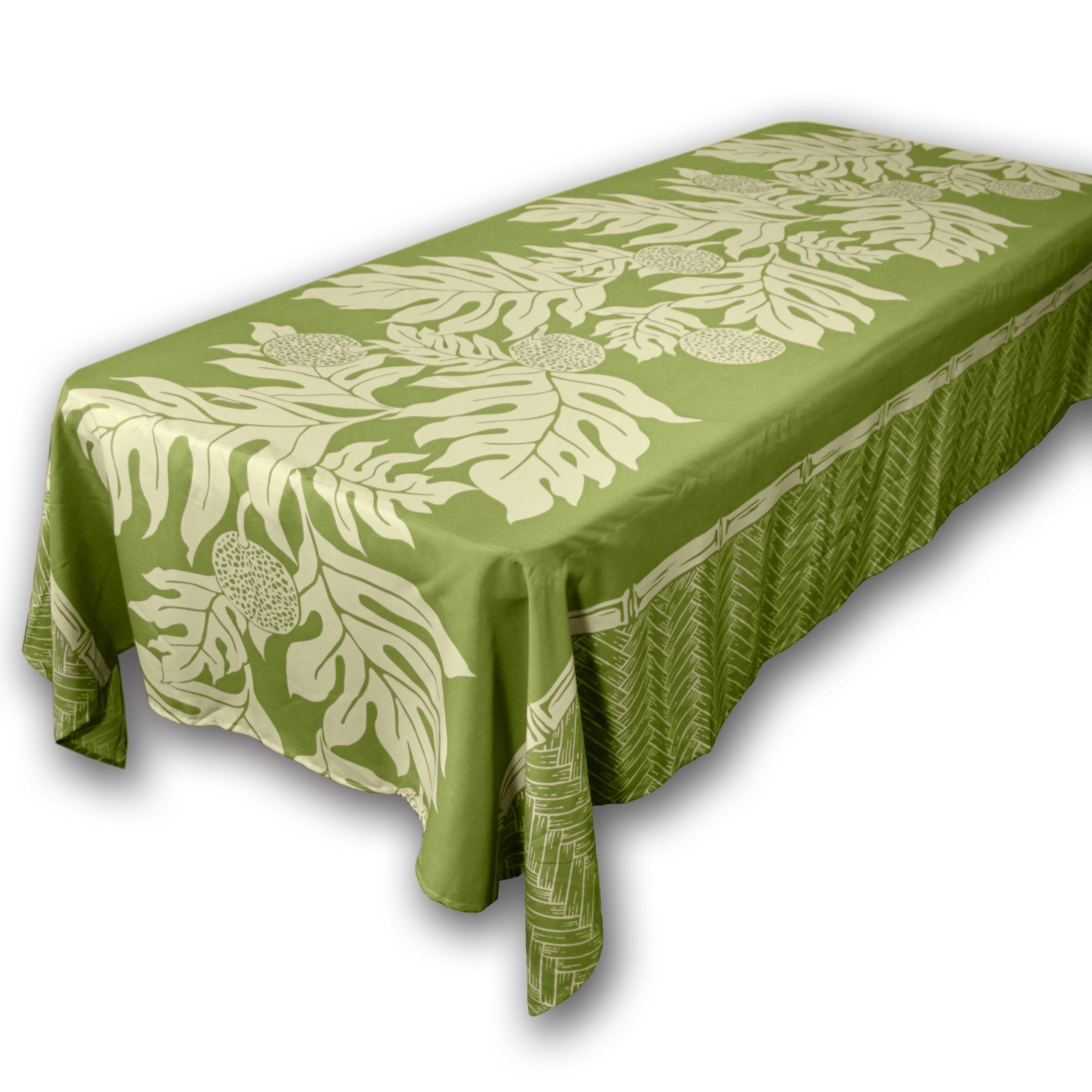 Hi Kalama Collection Hi Tablecloth 108" Ulu Sage