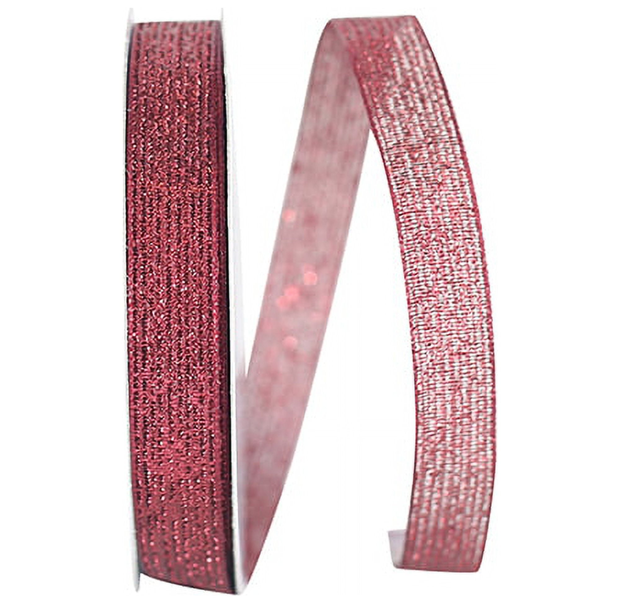 JAM Paper All Occasion Gold Polyester Metallic Wired Corsage Ribbon, 900" x 0.62"