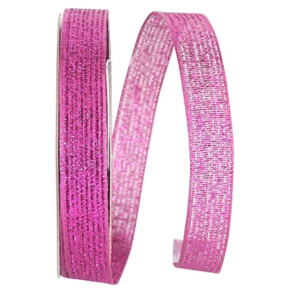 JAM Paper All Occasion Gold Polyester Metallic Wired Corsage Ribbon, 900" x 0.62"