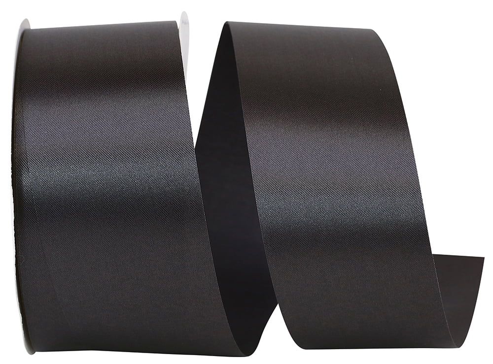 JAM Paper All Occasion Grape Purple Polyester Allure Single Face Satin Ribbon, 1800" x 6"