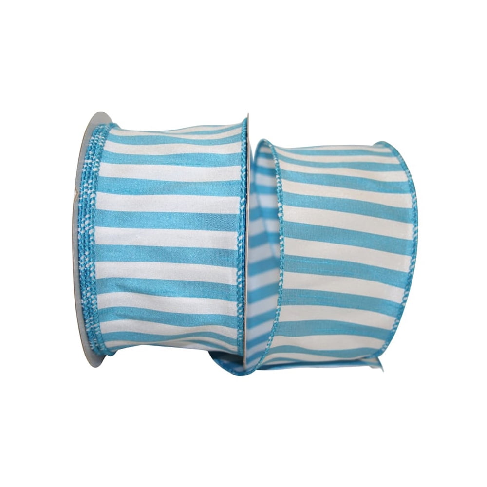 Jam Paper All Occasion Multi-Color Polyester Stripes Ribbon, 900" X 1.37"