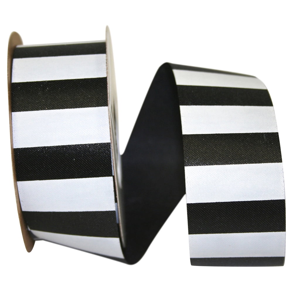 Jam Paper All Occasion Multi-Color Polyester Stripes Ribbon, 360" X 1.5"