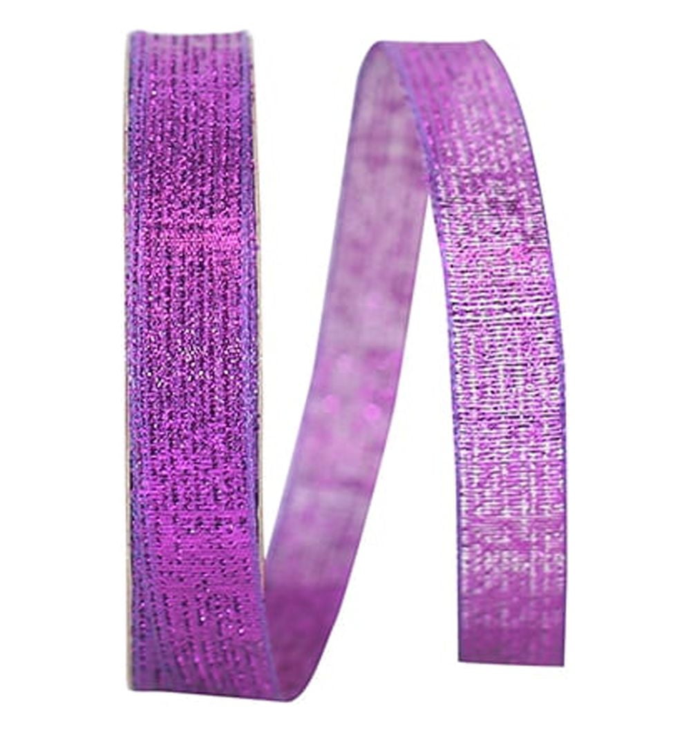 JAM Paper All Occasion Gold Polyester Metallic Wired Corsage Ribbon, 900" x 0.62"
