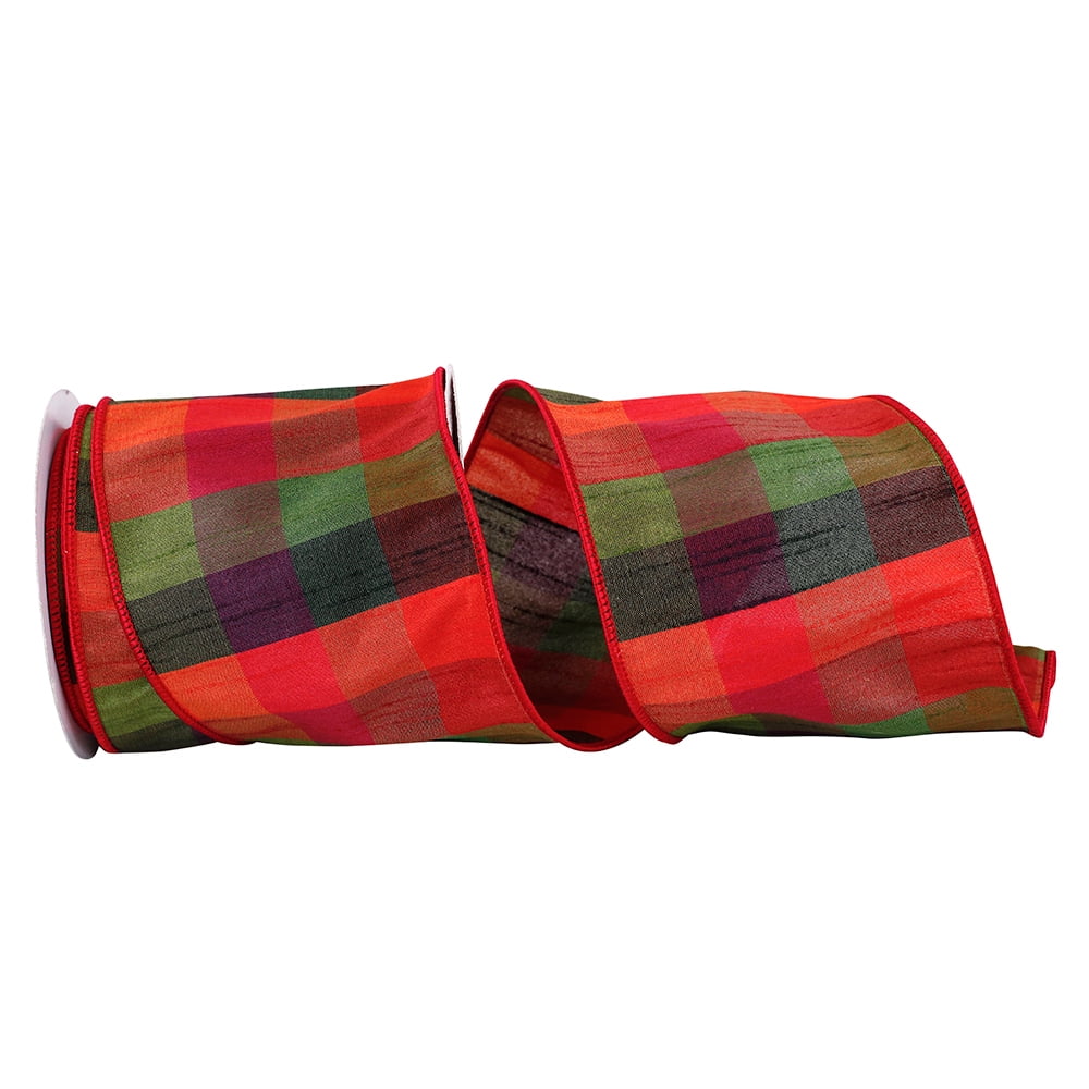 JAM Paper Fall Multi-color Polyester Ribbon, 360" x 4"