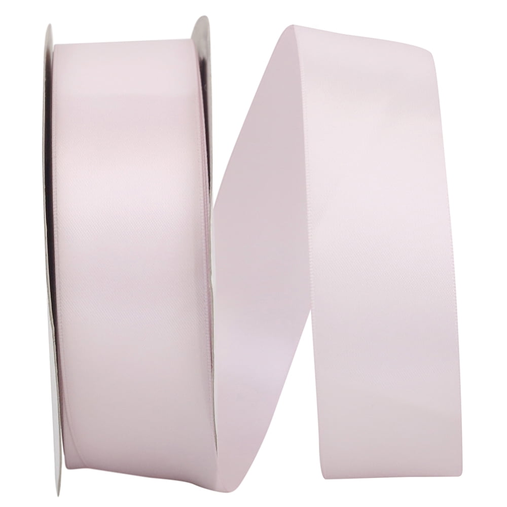 JAM Paper Satin Double Face Icy Pink Polyester Ribbon, 1800" x 1.5"