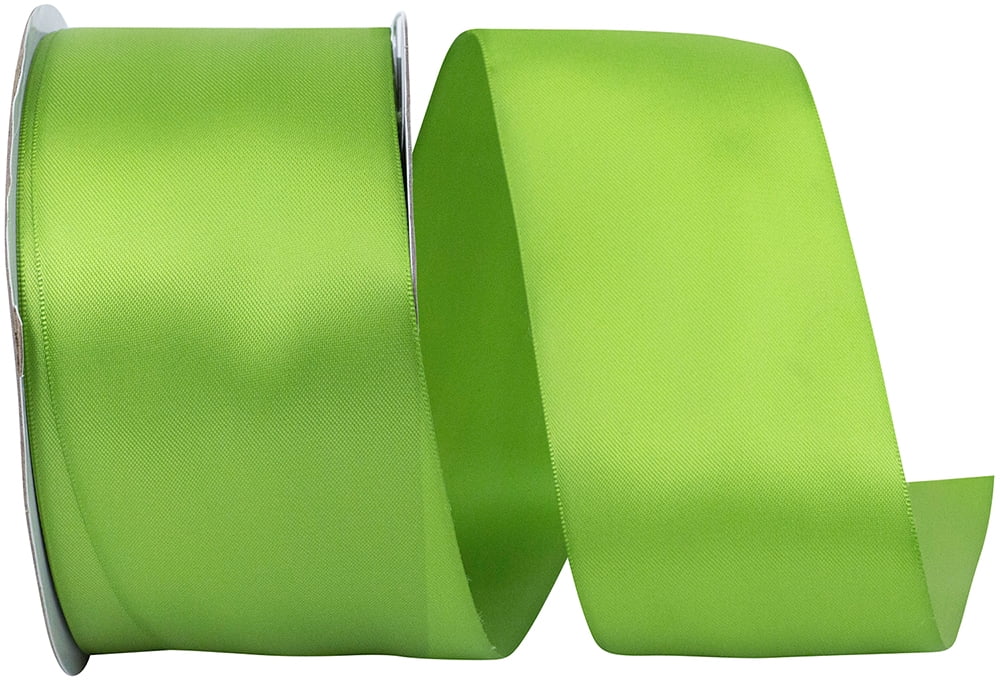 JAM Paper Satin Double Face Ivory Polyester Ribbon, 3600" x 0.62"