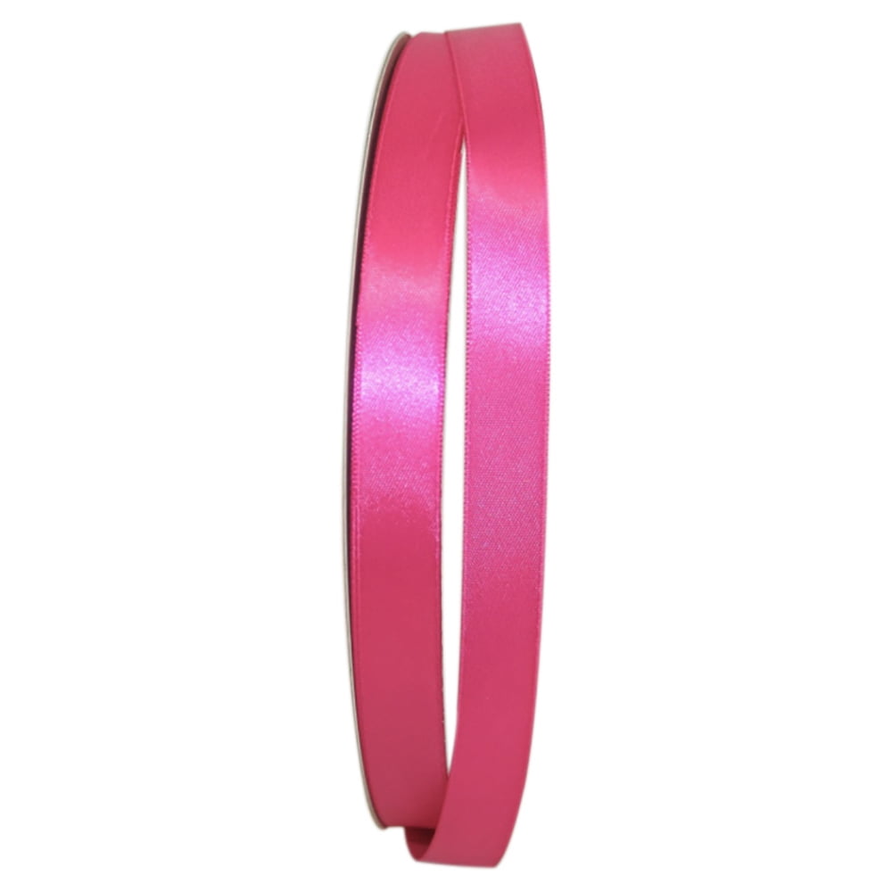 JAM Paper Satin Double Face Silver Polyester Ribbon, 1800" x 1.5"