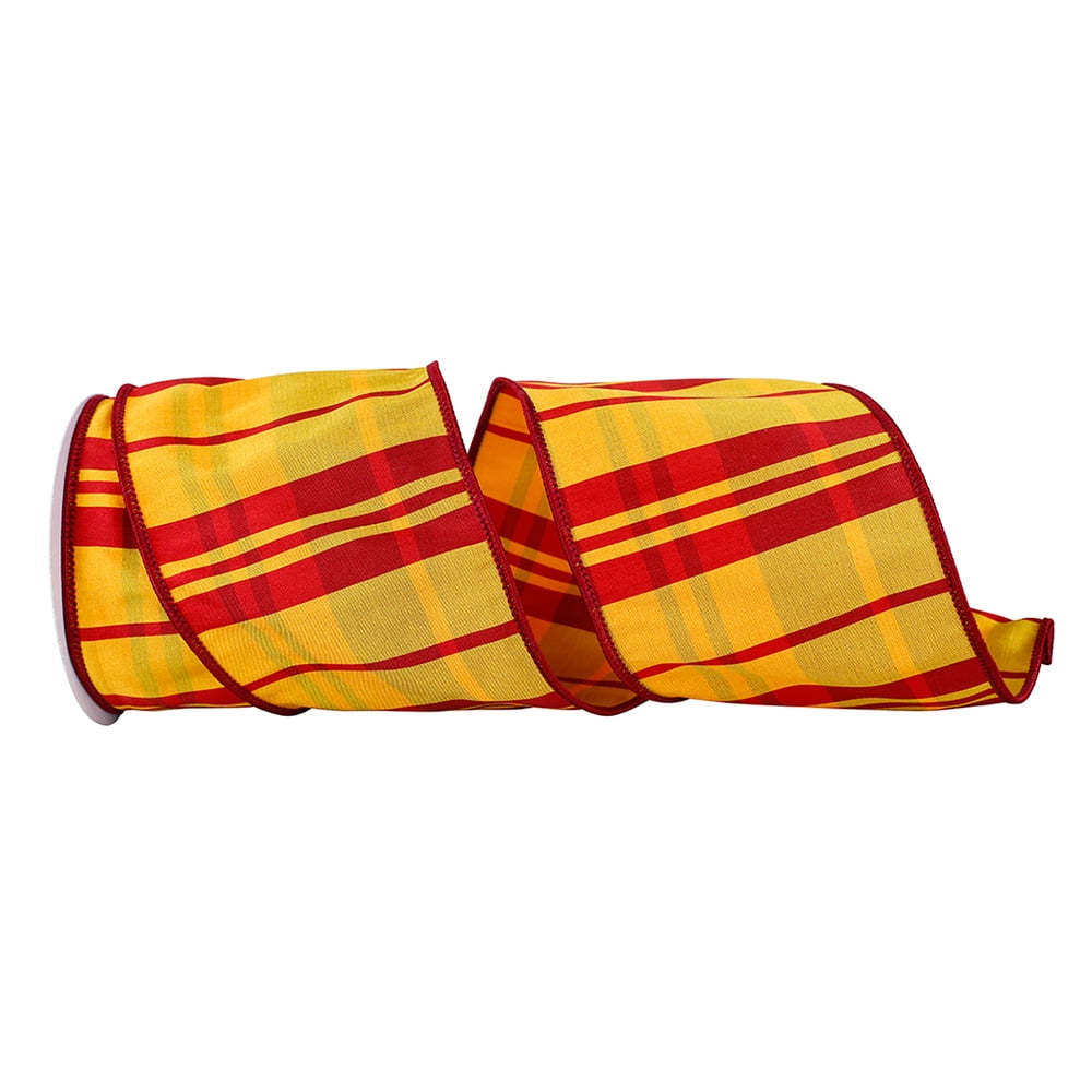 Jam Paper Fall Rust Multi-Color Polyester Ribbon, 360" X 4"