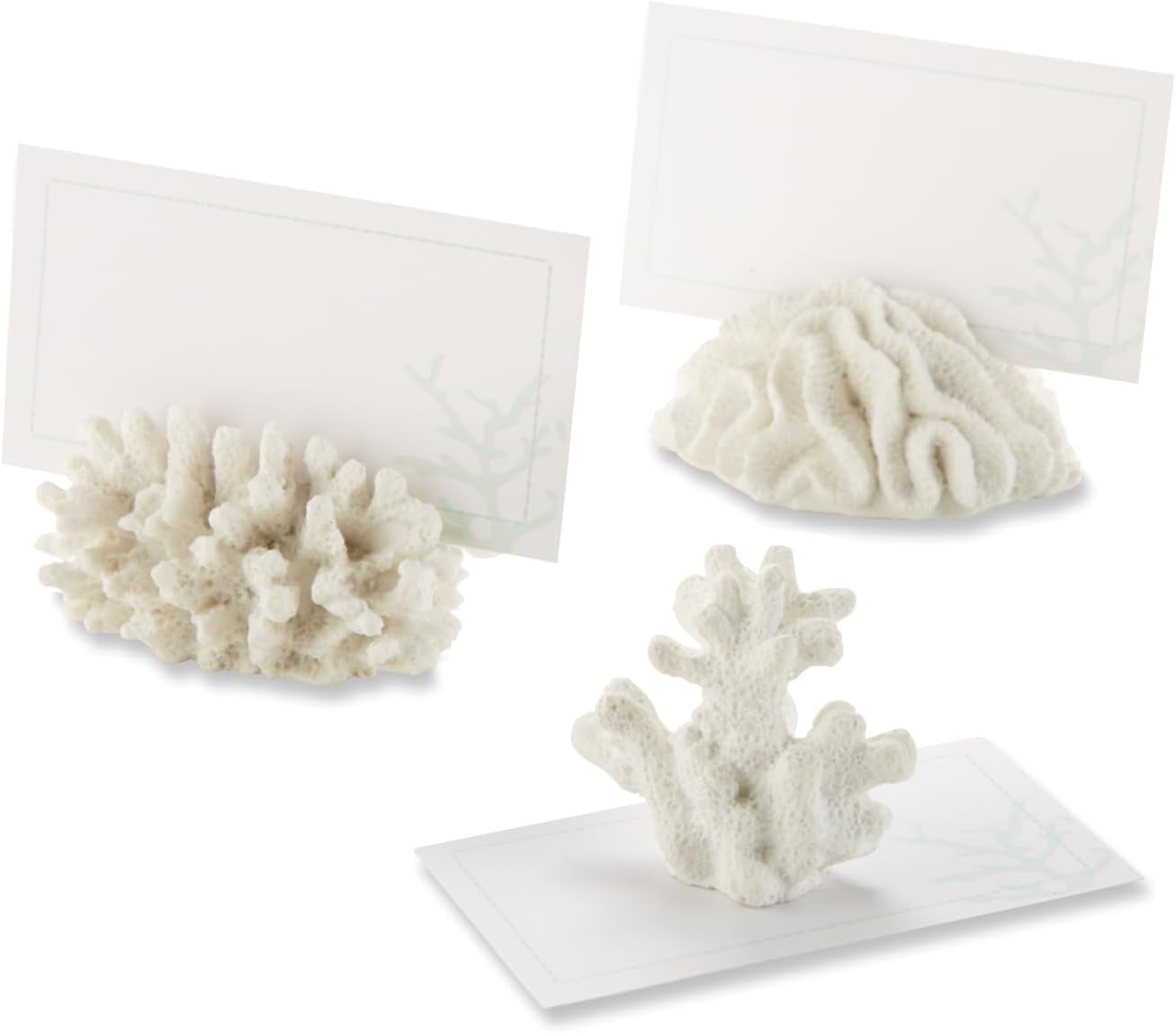 Kate Aspen Place Card Holders, White