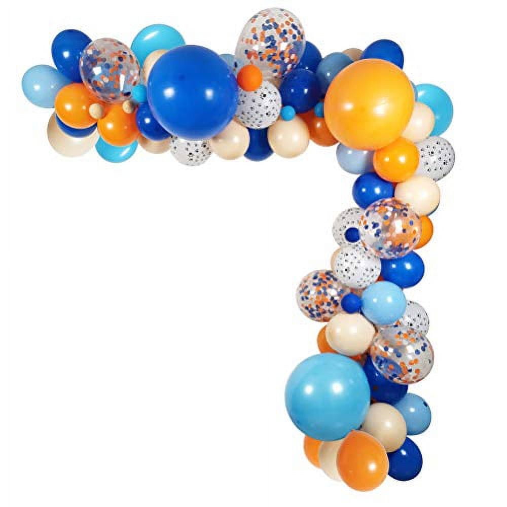 LLHFLY Latex Bluey Theme Garland Arch Kit Decoration Balloons, 115 Piece