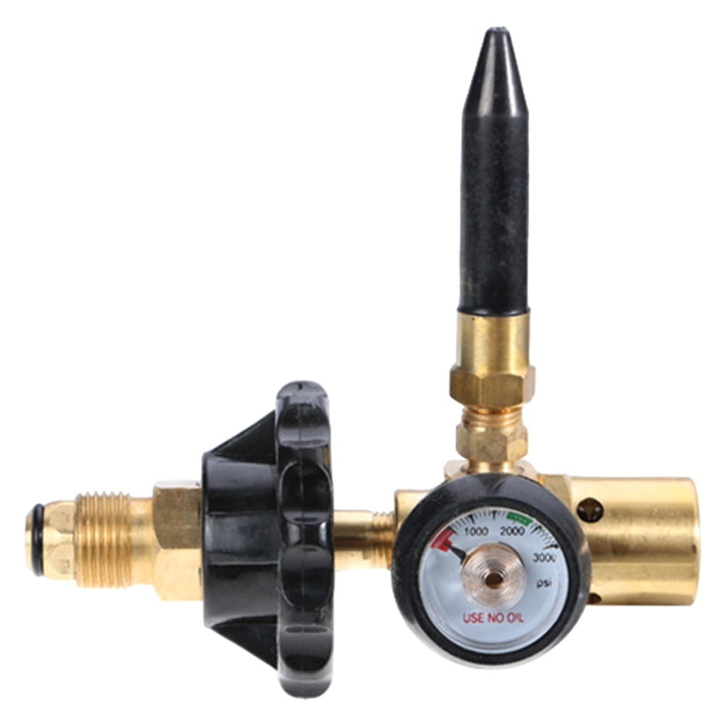 Lerpwige 0-3000PSI Flows Inflator Regulator Latex Balloon Filler for CGA580 Tanks Valves