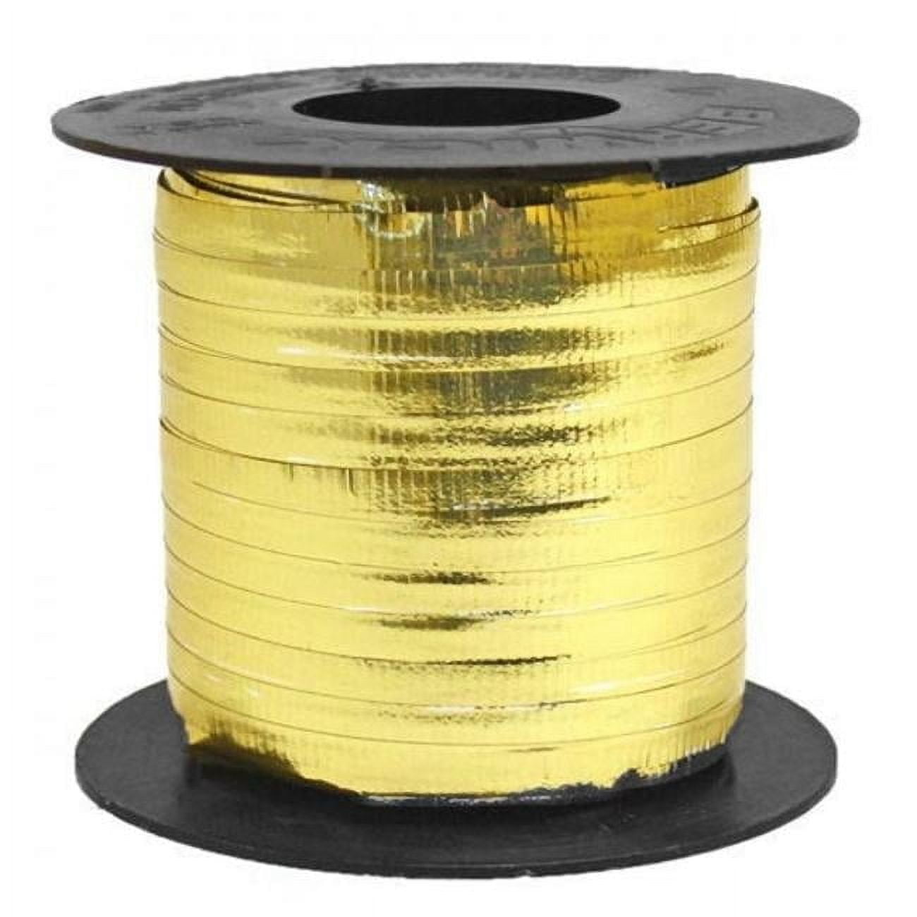 MDR Trading AI-5106-Q02 0.18 in. x 250 Yards Metallic Gold Curling Ribbon - Set of 2