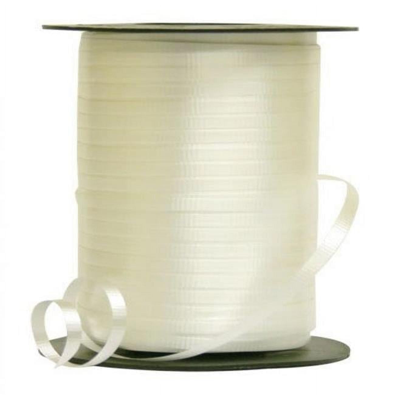 MDR Trading AI-86-Q12 0.18 in. x 500 Yards Ivory Curling Ribbon - Set of 12