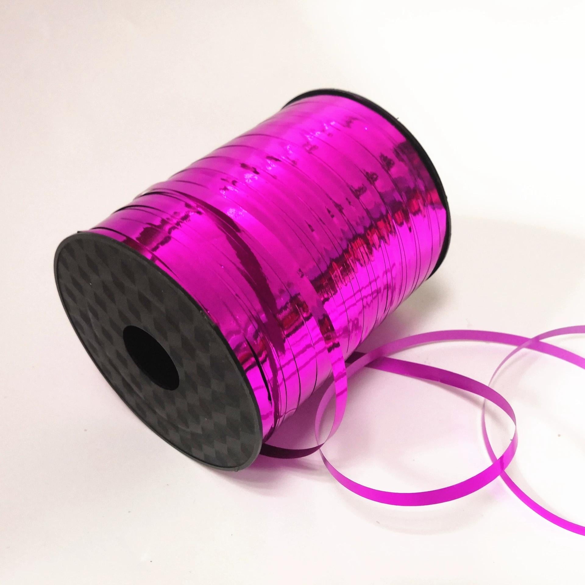 Metallic Shiny Curling Ribbon，400m，0.5cm for Crafts,Gift Wrapping, Balloon String, Baby Shower, Parties & Festivals, Florist Flowers (rose pink)