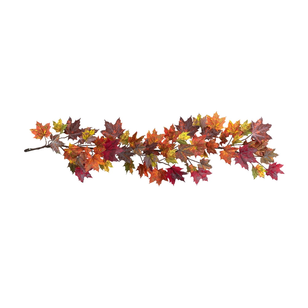 Nearly Natural 60" Maple Leaf Garland