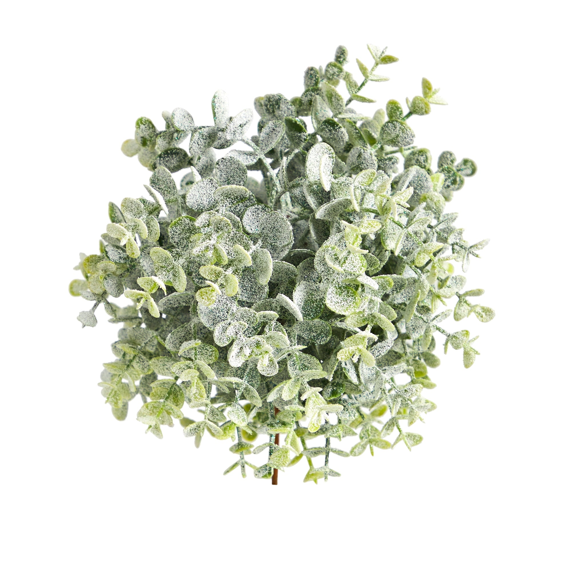 Nearly Natural 8in. Frosted Eucalyptus Decorative Artificial Ball (Set of 3)