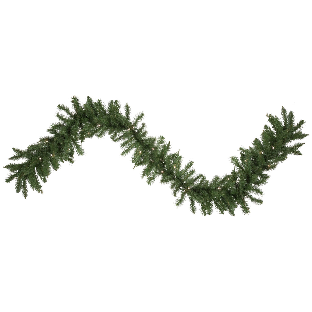 Northlight Pre-Lit Winona Fir Artificial Christmas Garland - 9' x 12" - Warm White LED Lights