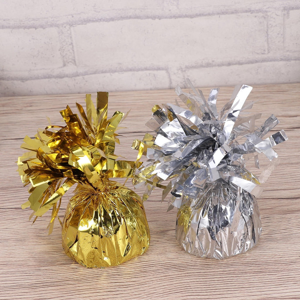 ORDDIART 6Pcs Golden 6Pcs Silver Blocks Decorative Balloons Birthday Party