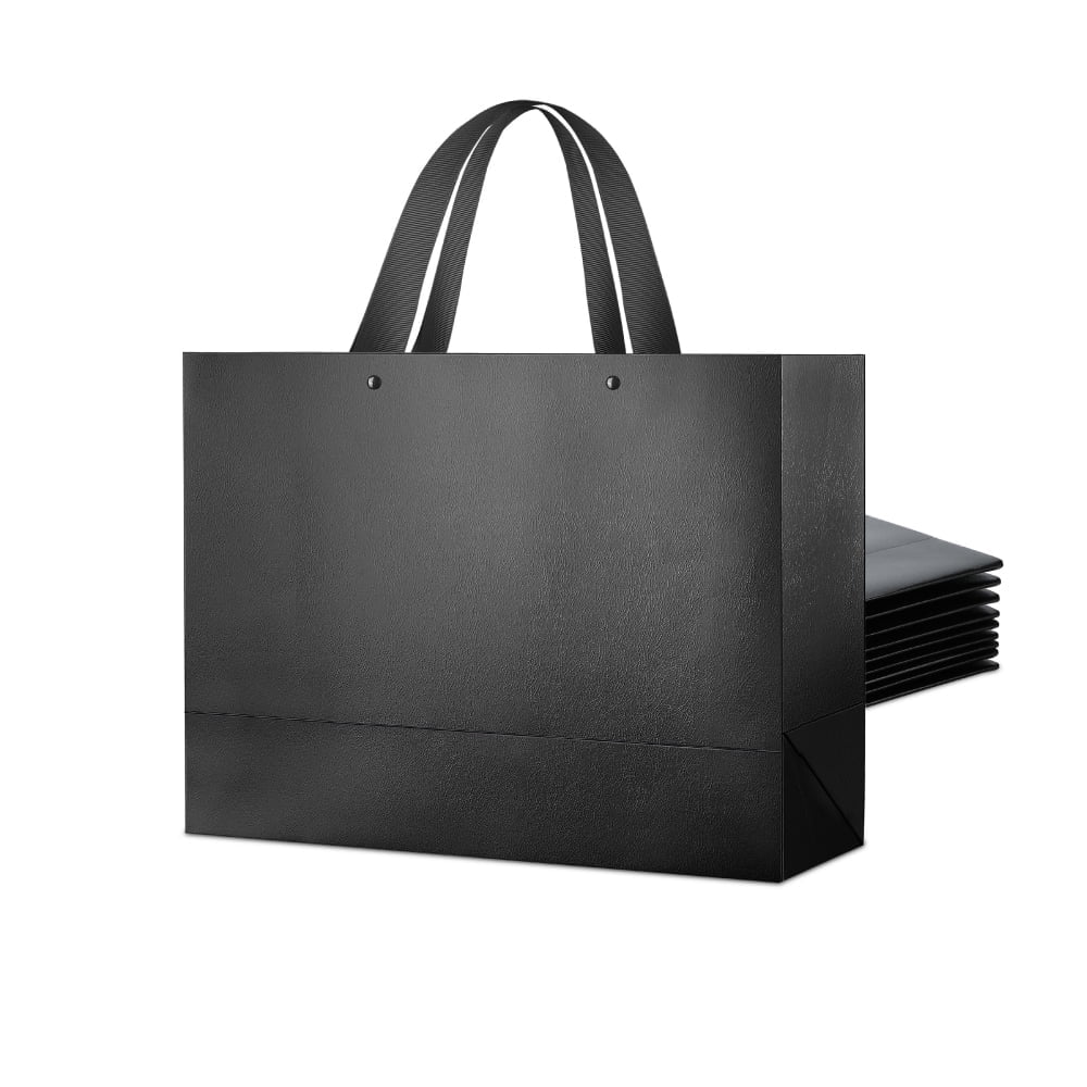 PACKHOME 12 Extra Large Gift Bags, White Gift Bags with Handles for All Occasions, 16x6x12 inches