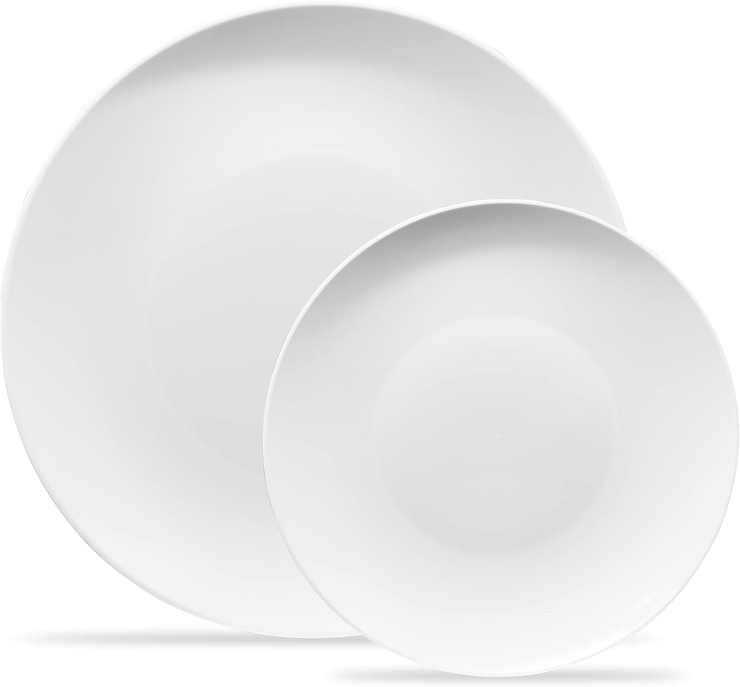 PLASTICPRO 64-piece Pink Hammered Plastic Plates Combo Set Disposable Elegant Plates for Party, 7'' & 10''
