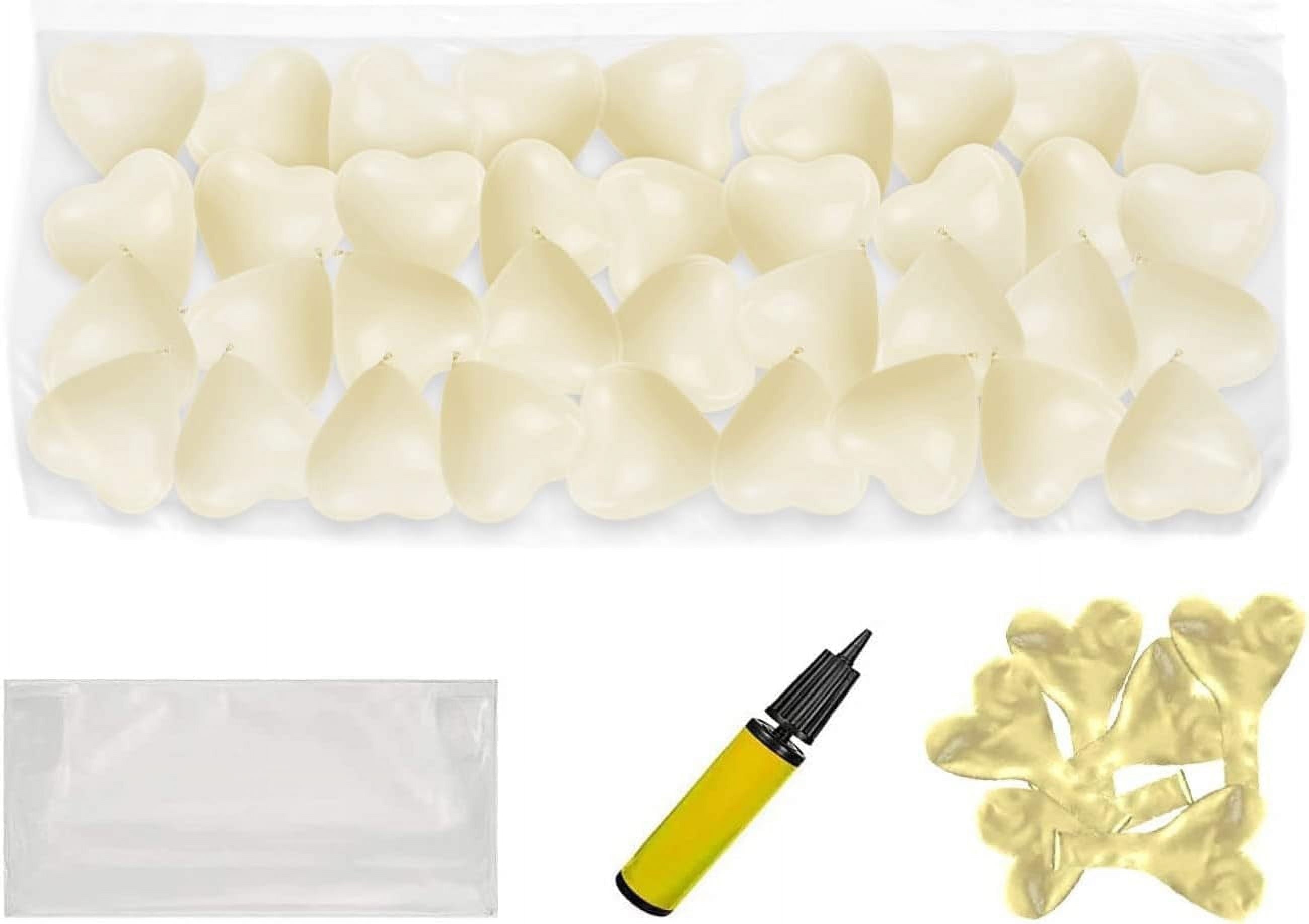 PMU New Year's Eve Party Balloon Drop Kit (100 - 5in or 50 - 9in Balloons with Hand Pump) Black and Gold Assortment 2025 New Year Celebration Accessories (41377-00103-905152-72580) Pkg/1