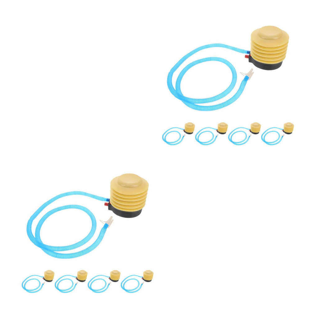 Raindrops 10 pcs Plastic Foot Pump Balloon Pump Hand Pump Air Pump Bottle Inflator For Sports Inflatable Yoga Exercise Balls