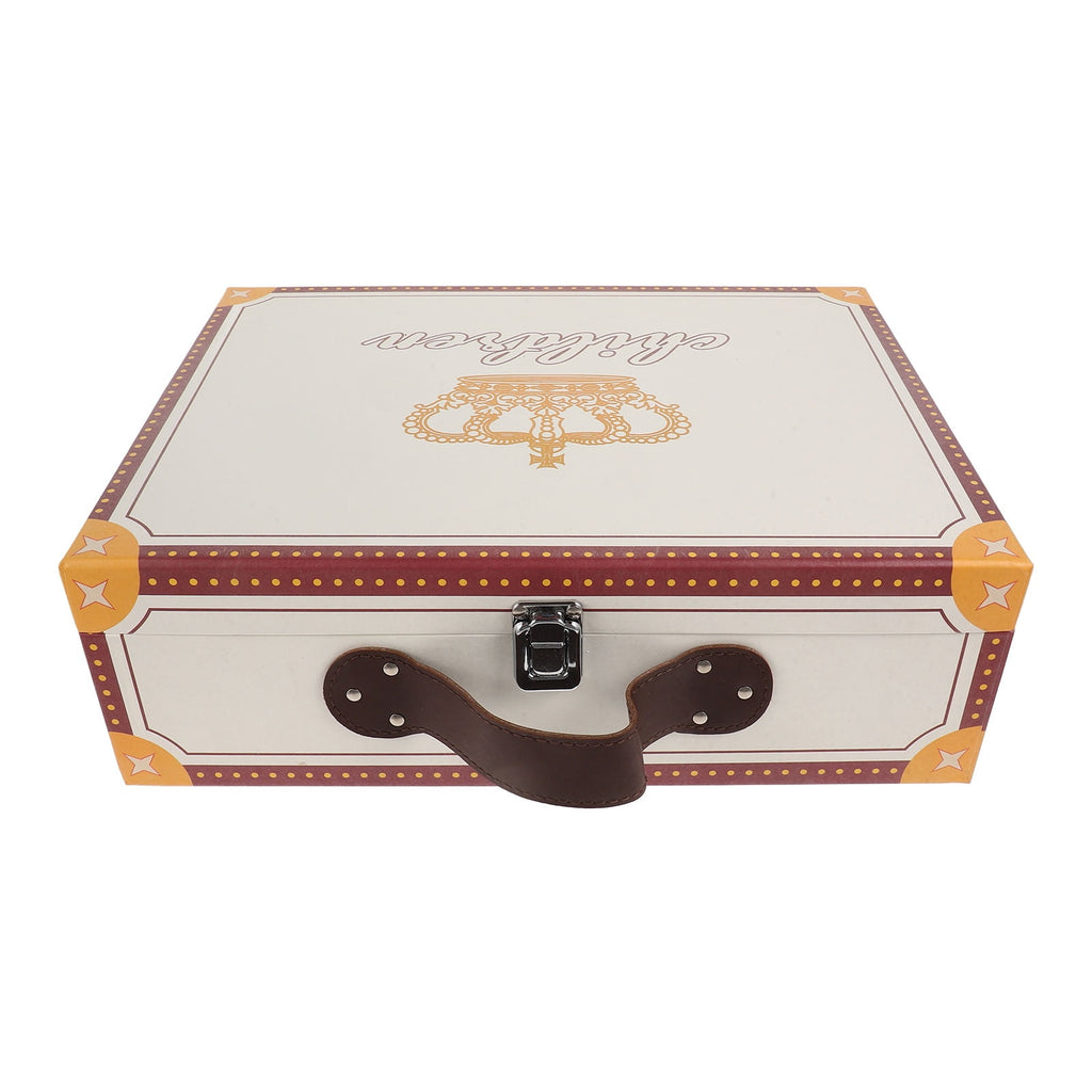 Raindrops Paper Suitcase Gift Packing Box Handheld Gift Suitcase Decorative Paper Gift Wrapping Box Party Favor