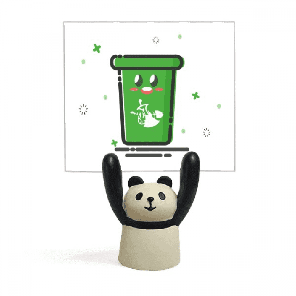Resources Classified Recycled Box Memo Holder Cartoon Animal Panda Stand Decoration