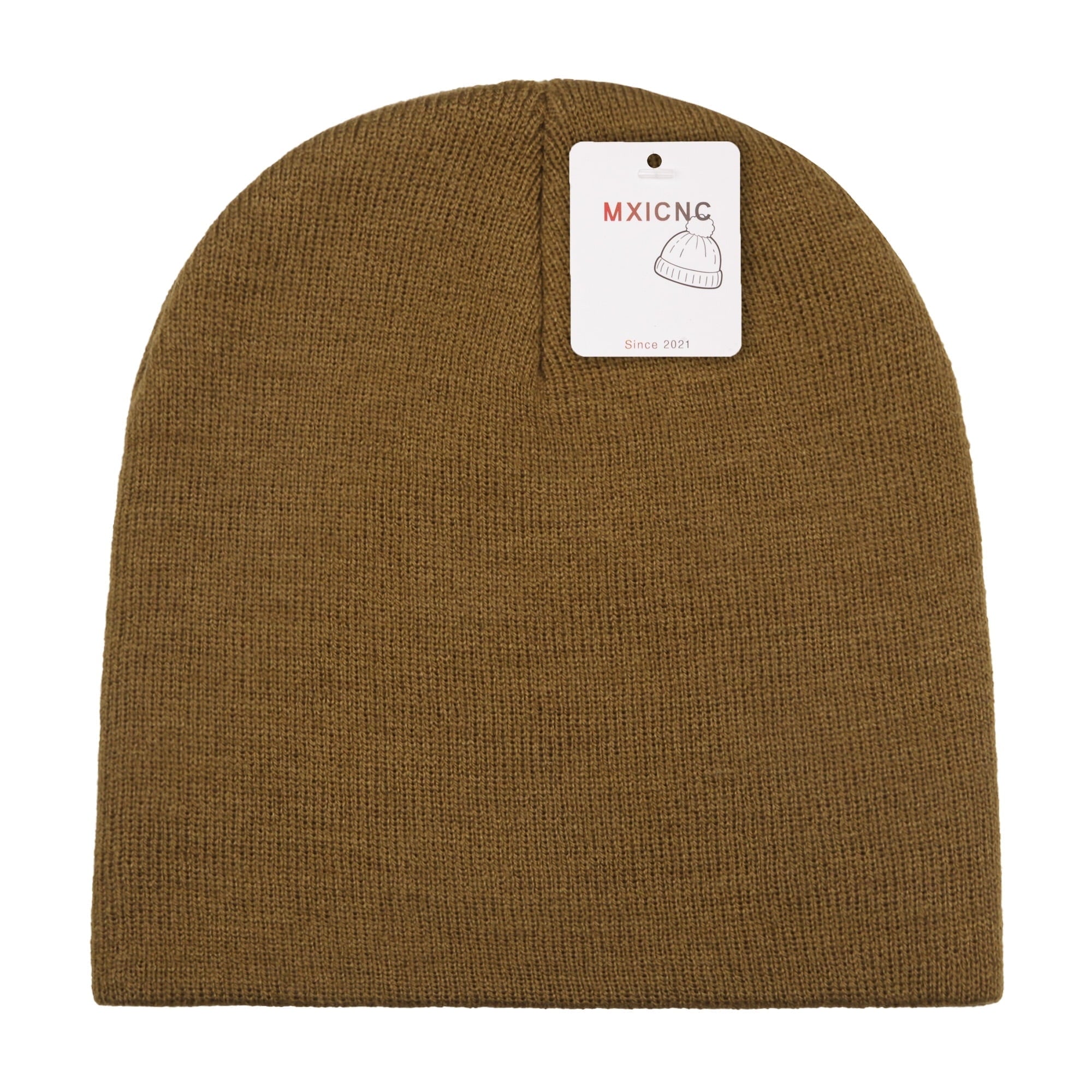 4 Pack Straight Knit Beanie Hat for Men & Women - Winter Warm Skull Cap, Stretchy Unisex Cold Weather Beanie, 4 Black