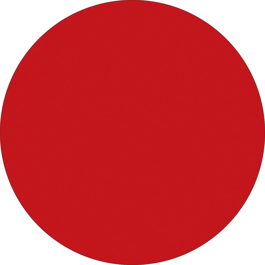 Tape Logic Inventory Circle Label,2",Red DL613A