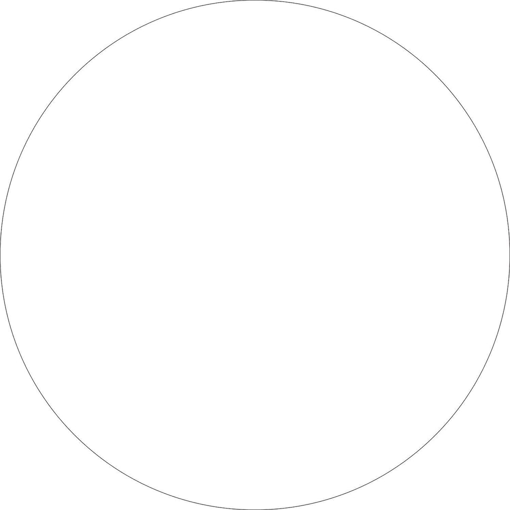 Tape Logic Inventory Circle Label,1",White DL611E