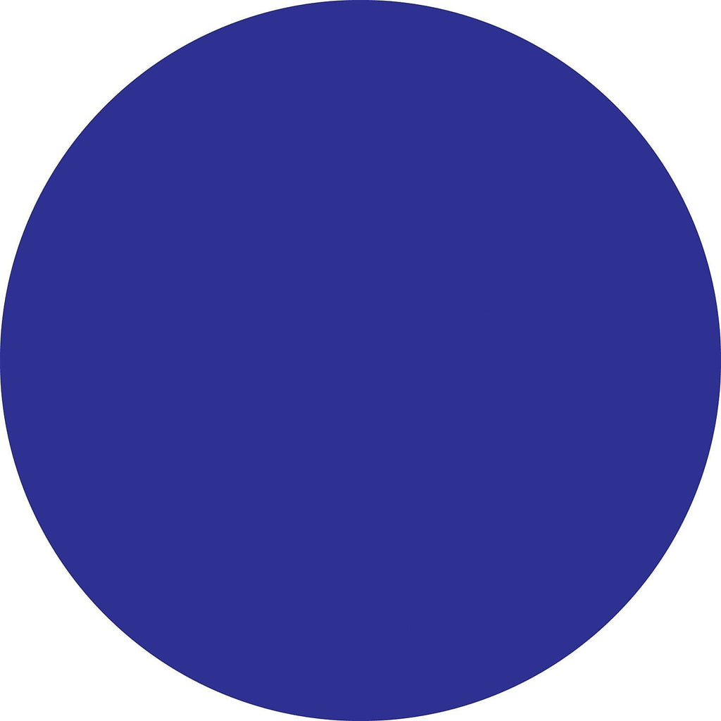 Tape Logic Inventory Circle Label,2",Dark Blue DL613B